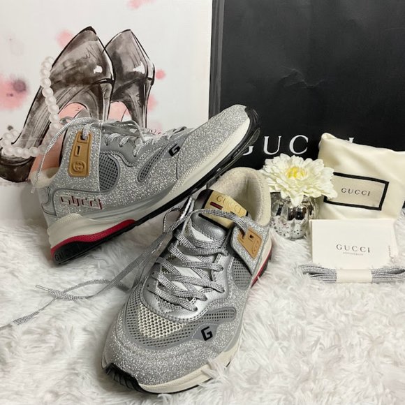 GUCCI ULTRA PACE LOW TOP SNEAKERS - Authentic - Picture 12 of 14